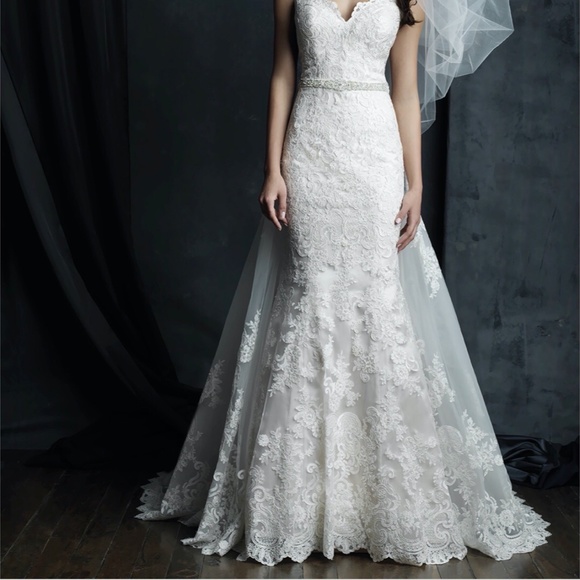 Allure Couture Romance Line Wedding Gown- NWT- Size 12 - Picture 1 of 7